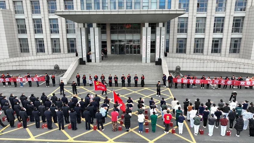 春暖花開，英雄歸來！葫蘆島市第二人民醫(yī)院支援綏中醫(yī)療隊(duì)凱旋而歸~(圖3)